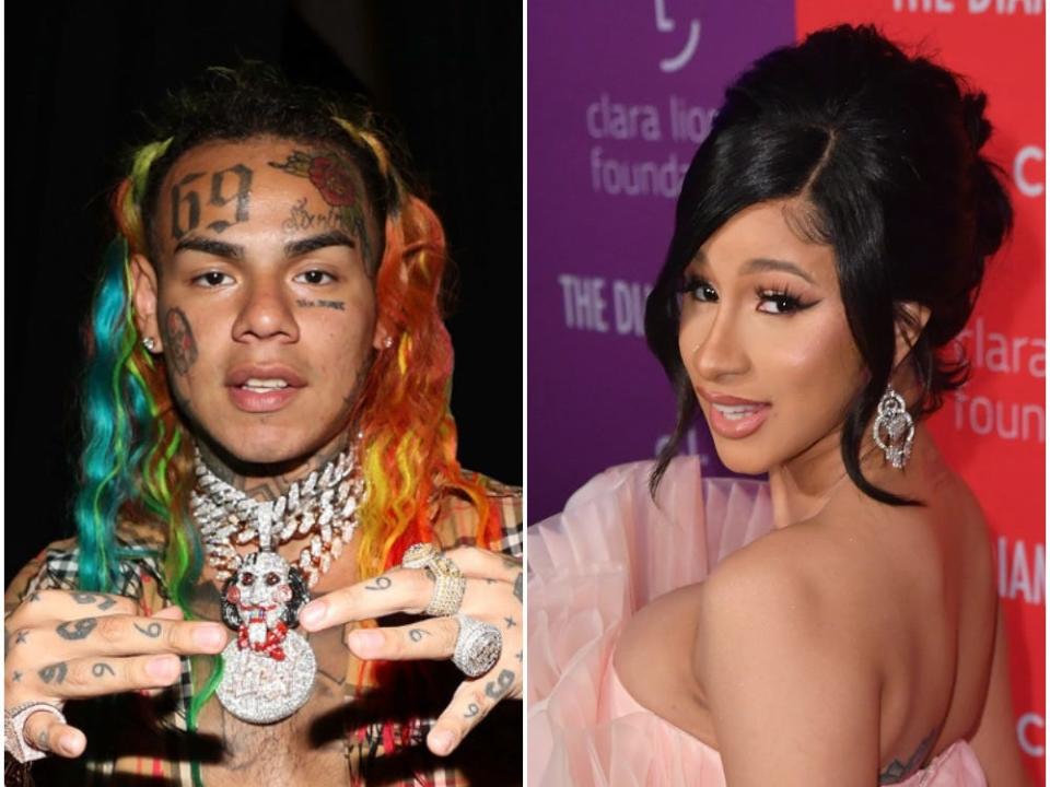 Tekashi 6ix9ine and Cardi B