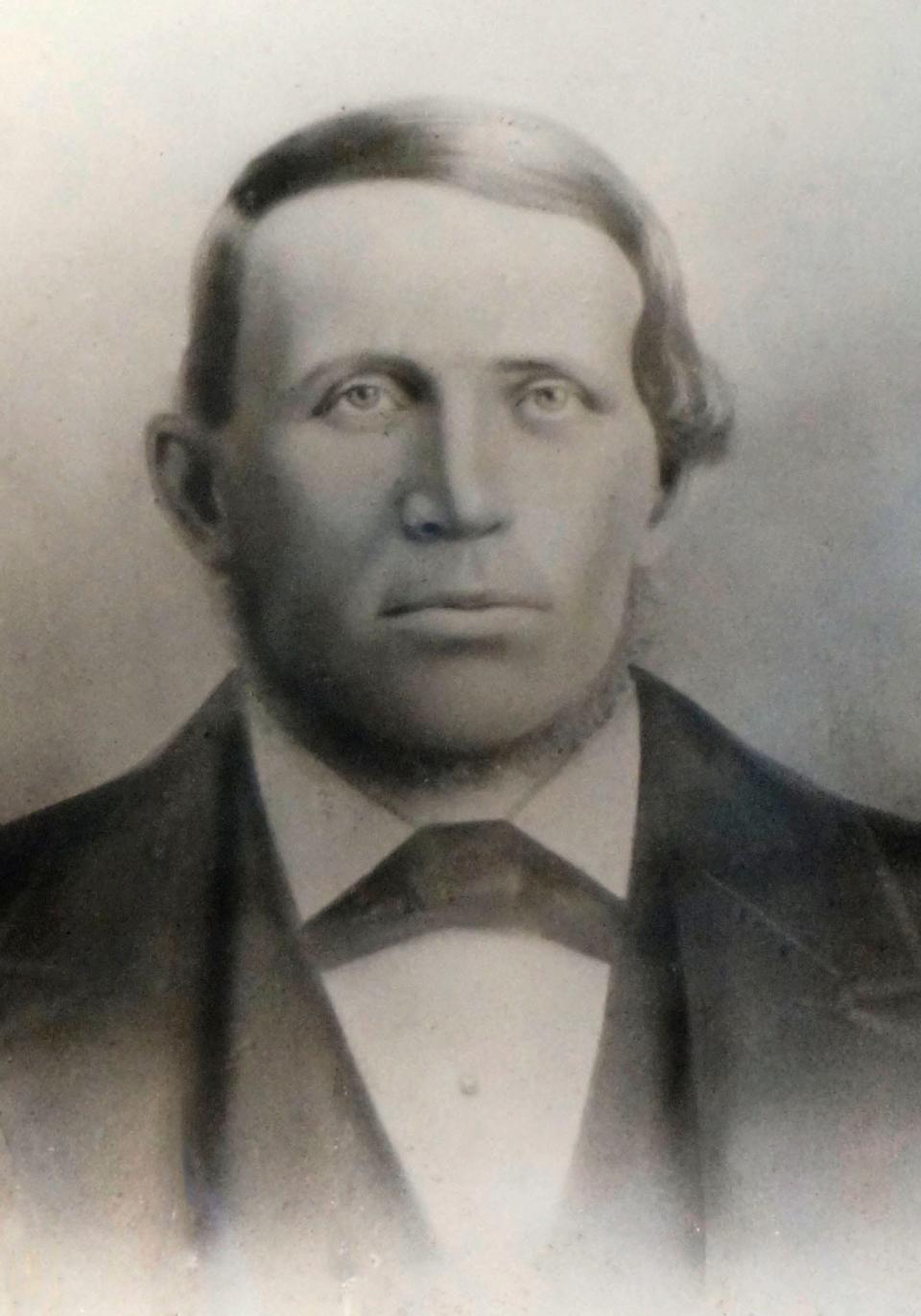 19th Century pioneer Traugott Weinhold as seen in this photo at the Sheboygan County Historical Museum.