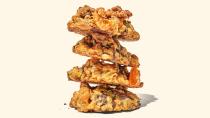 Ever wondered what a trail mix and oatmeal cookie baby would taste like? Well, it's a match made in heaven—and the answer to around-the-clock snacking. <a href="https://www.epicurious.com/recipes/food/views/trail-mix-cookies?mbid=synd_yahoo_rss" rel="nofollow noopener" target="_blank" data-ylk="slk:See recipe.;elm:context_link;itc:0" class="link ">See recipe.</a>