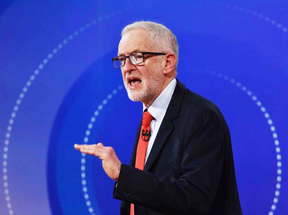 Jeremy Corbyn announced a new party position on Brexit live on Question Time: PA