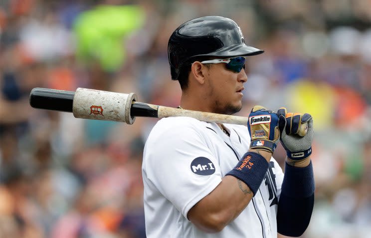 Miguel Cabrera used an Instagram video to protest Venezuelan president Nicolas Maduro. (AP)