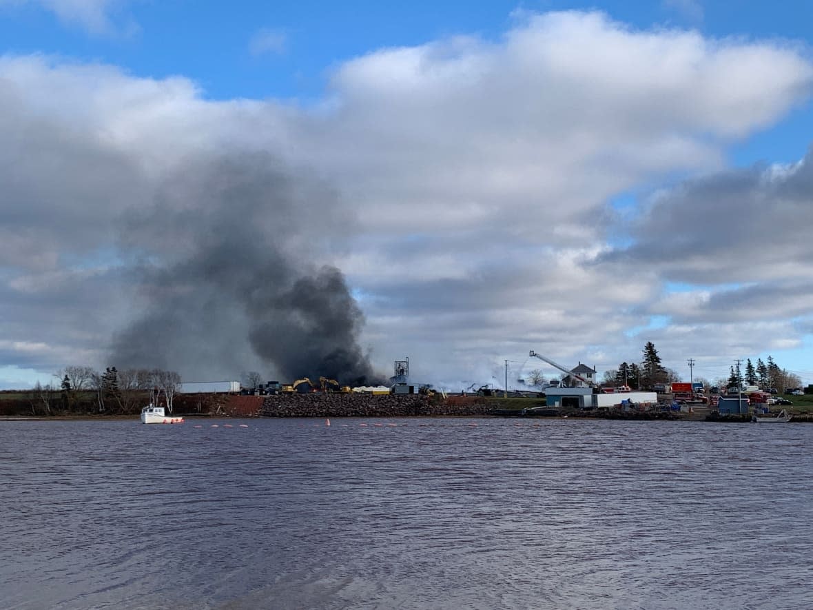 Atlantic Aqua Farms, which lost its plant in Orwell Cove to fire on Saturday, markets P.E.I. mussels, oysters and clams across North America.  (Tony Davis/CBC News - image credit)