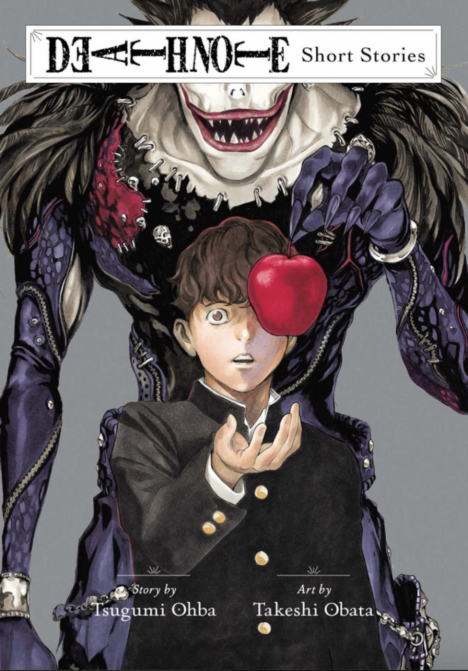 <em>Death Note: Short Stories</em> collects six one-shot stories expanding the story of the titular notebook and its deadly power. (Cover: Viz Media)