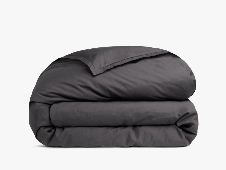 <p><a href="https://go.redirectingat.com?id=74968X1596630&url=https%3A%2F%2Fwww.parachutehome.com%2Fproducts%2Fpercale-duvet-cover&sref=https%3A%2F%2F" rel="nofollow noopener" target="_blank" data-ylk="slk:Shop Now;elm:context_link;itc:0;sec:content-canvas" class="link ">Shop Now</a></p><p>Percale Duvet Cover</p><p>$130.00</p><p>Parachute</p><span class="copyright">Parachute Home</span>