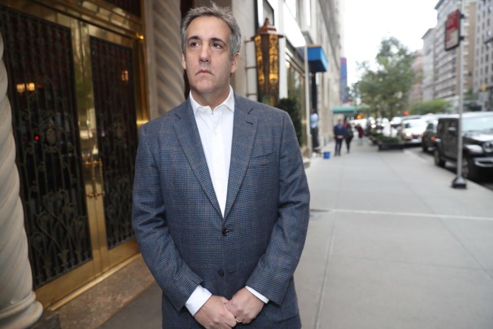 Despite Michael Cohen’s soured relationship with Donald Trump, he still resides at Trump Park Avenue. G.N.Miller/NYPost
