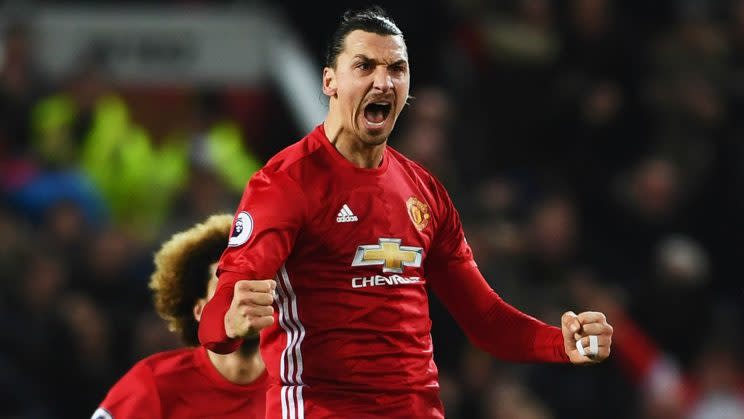 Zlatan Ibrahimovic has been giving hints that he could return from injury ahead of schedule after a serious knee injury. / Foto: Goal