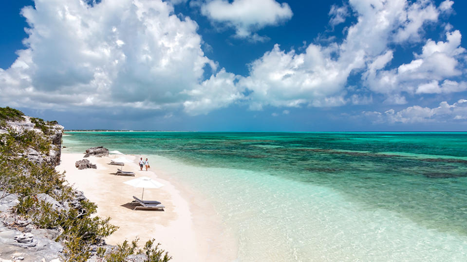 The private beach at Rock House. - Credit: Gary James