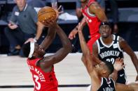 NBA: Playoffs-Toronto Raptors at Brooklyn Nets