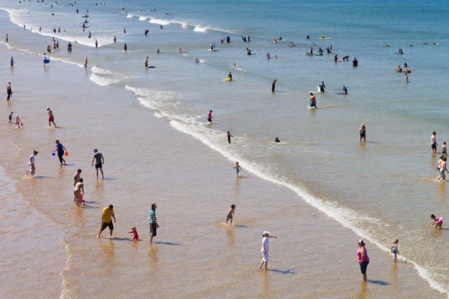 Typical day at the beach