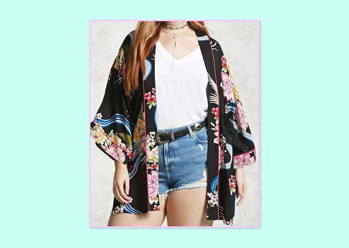 Floral kimono