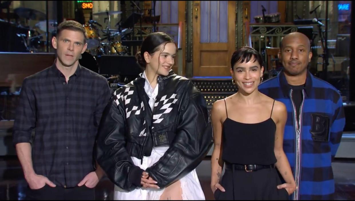 Zoë Kravitz Spaghetti Strap Tank Saturday Night Live Promo