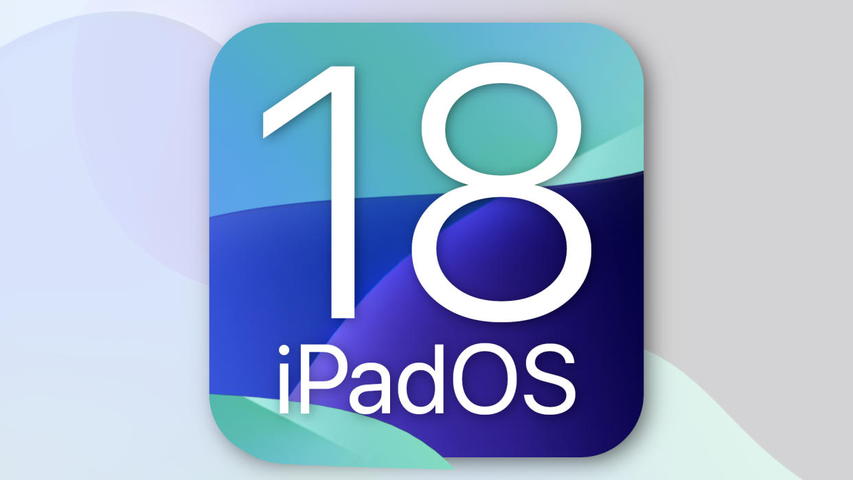  IPadOS 18 badge. 