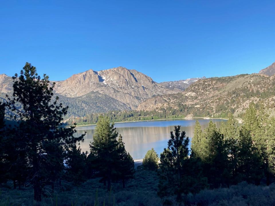 June Lake and the June Lakes Loop is just north of the Mammoth Lakes area.