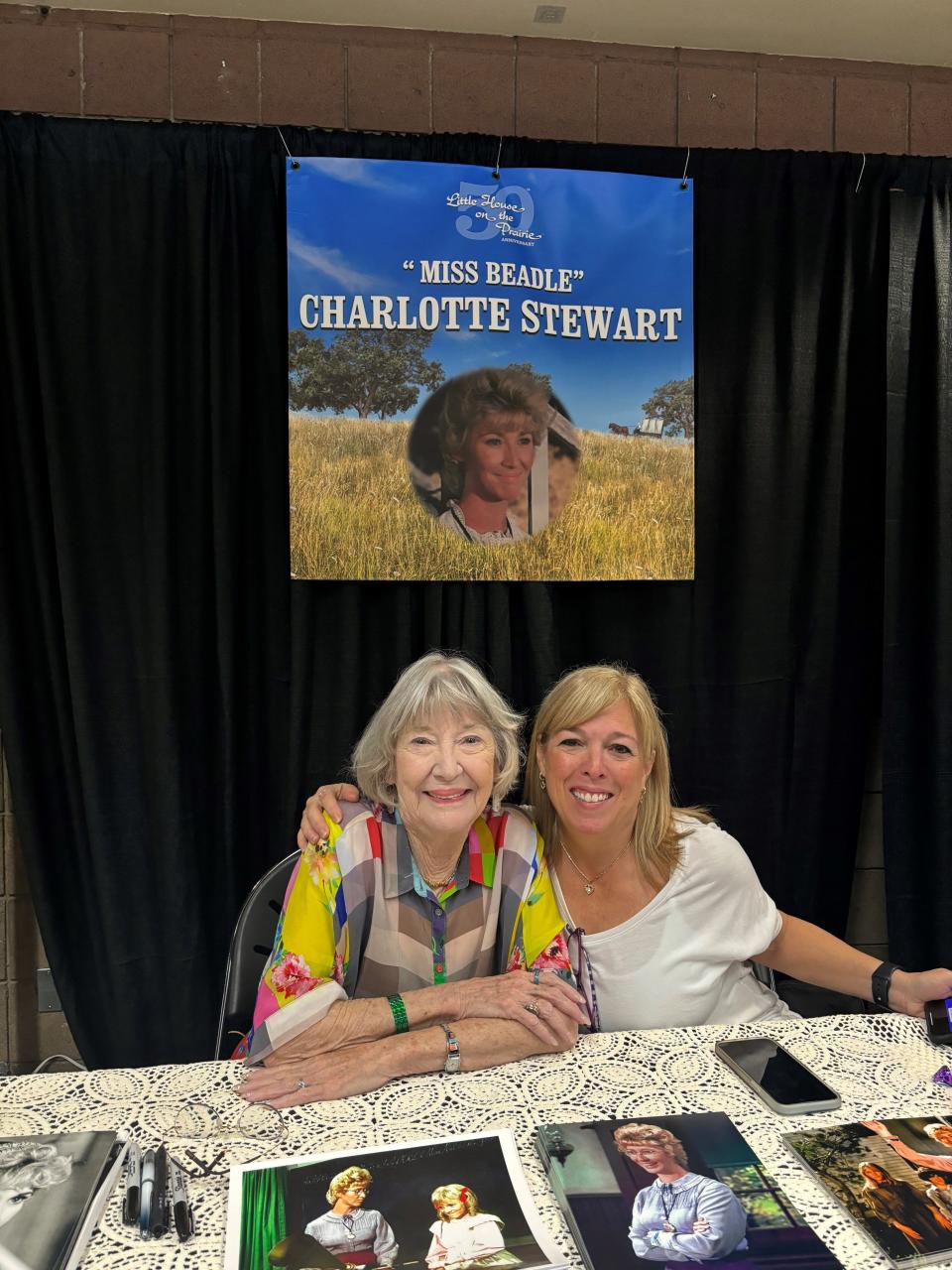Charlotte Stewart played Miss Beadle on "Little House on the Prairie."