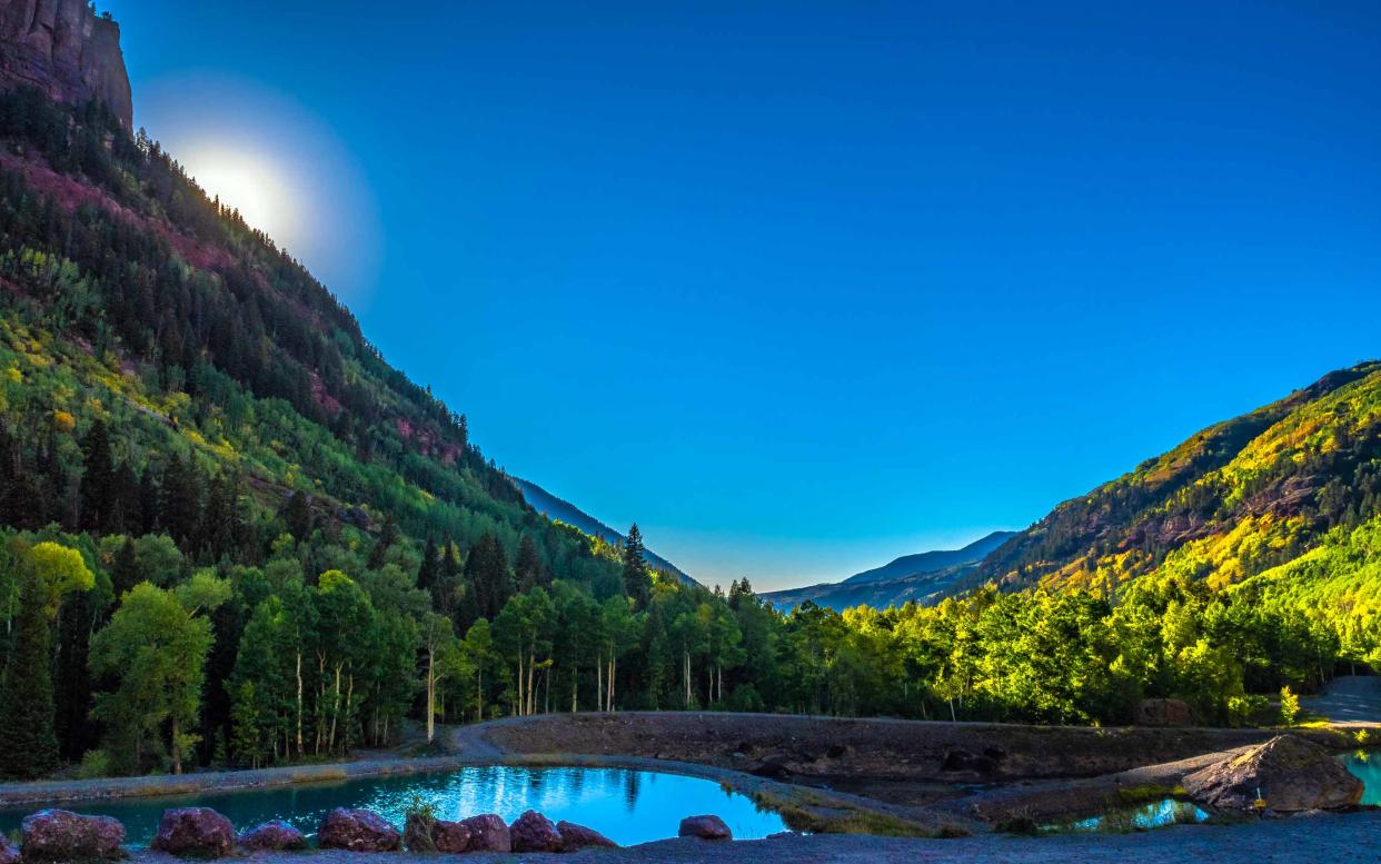 Telluride shimmers in the summer - istock