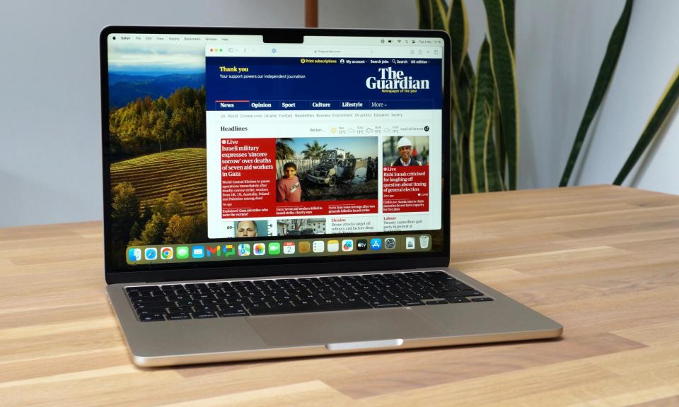 <span>Apple’s MacBook Air is one of the very best standard consumer laptops available.</span><span>Photograph: Samuel Gibbs/The Guardian</span>