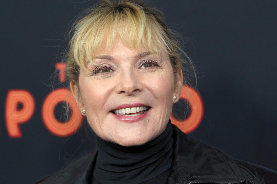 Kim Cattrall at a premiere