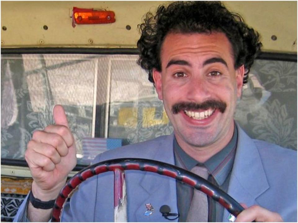 Sacha Baron Cohen Borat