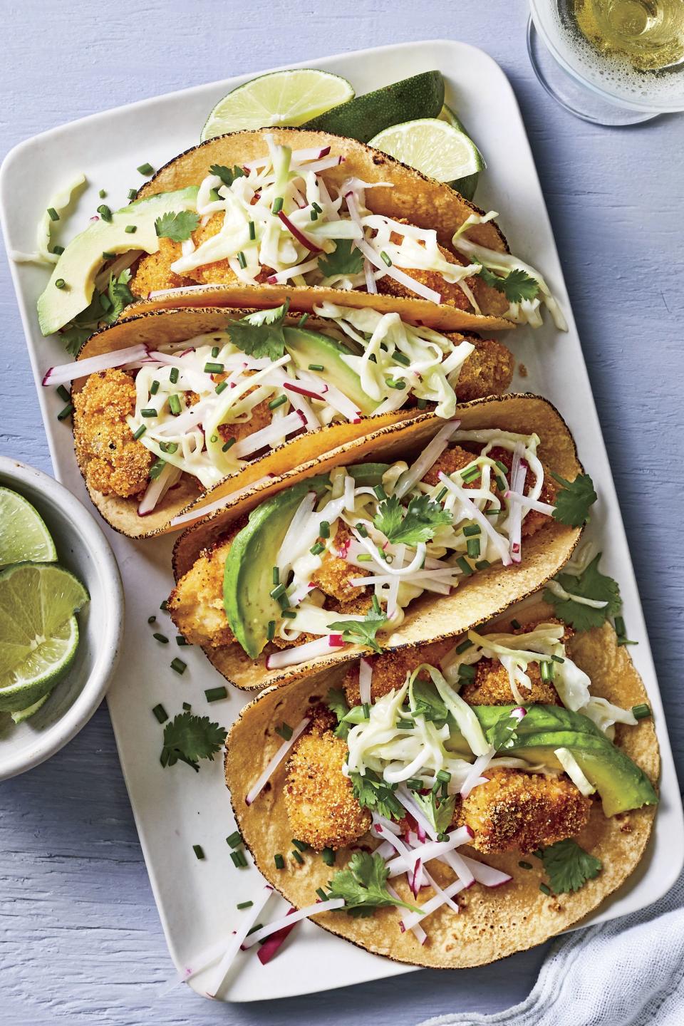 Easy Catfish Tacos with Slaw