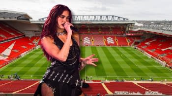 Dua Lipa Anfield Liverpool