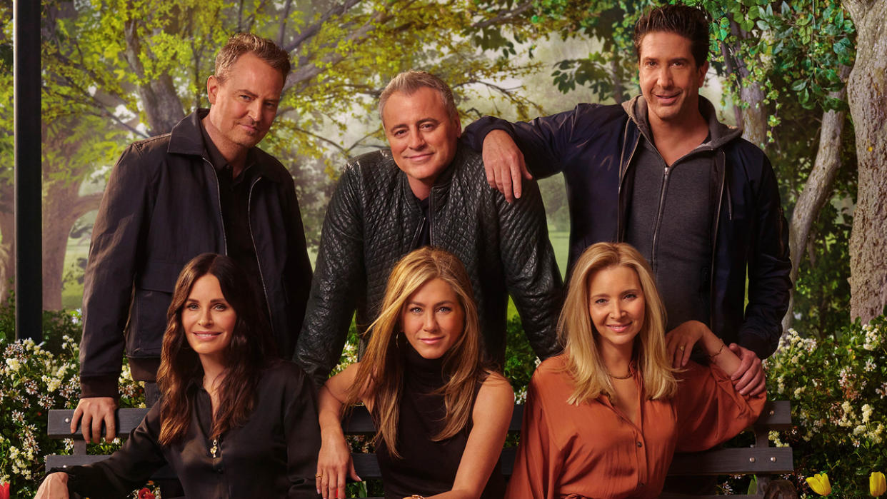  The cast of Friends for Friends: The Reunion. 