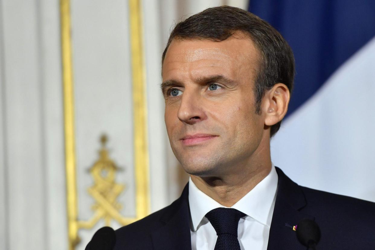 Officials have been unable to trace the origin of funding worth £128,000, raising concerns Mr Macron may have been acting illegally: AFP/Getty Images