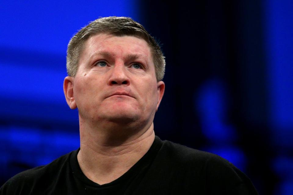 Ricky Hatton returns to the ring in an exhibition against Marco Antonio Barrera (Getty Images)