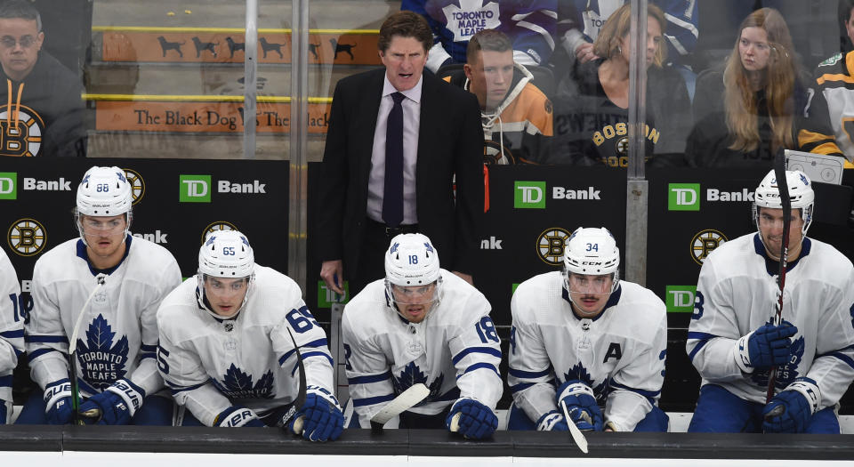 The Toronto Maple Leafs parted ways with head coach Mike Babcock. 