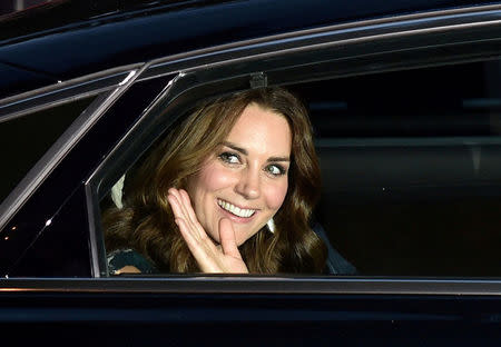 Britain's Princess Kate, the Duchess of Cambridge, attends a reception at Claerchens Ballhaus, in Berlin Germany, July 20, 2017. REUTERS/Britta Pedersen/Files