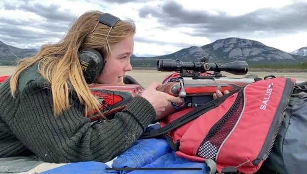 As soon as Hannah Welsh of Whitehorse turned 12 earlier this year, she approached her mom and dad asking to lead the family's annual moose hunt. (Jim Welsh - image credit)