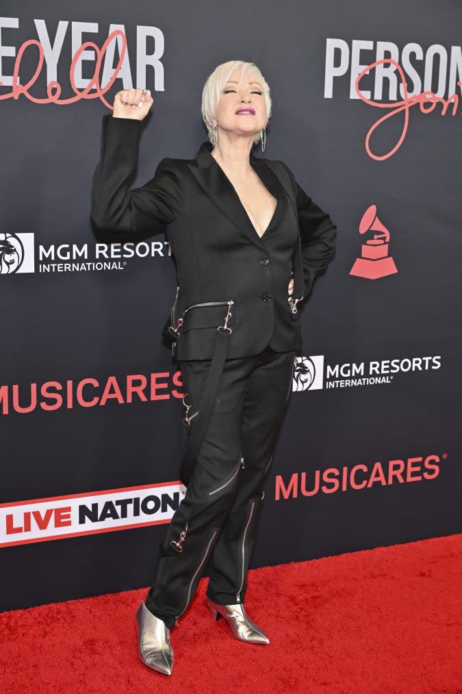 Cyndi Lauper at the 31st Annual MusiCares Person of the Year Gala held at the MGM Grand Conference Center on April 1st, 2022 in Las Vegas, Nevada. - Credit: Brian Friedman for Variety