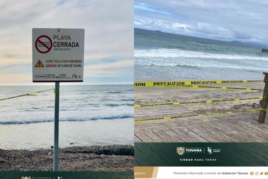 Playas en Tijuana continuarán cerradas durante Semana Santa debido a contaminación