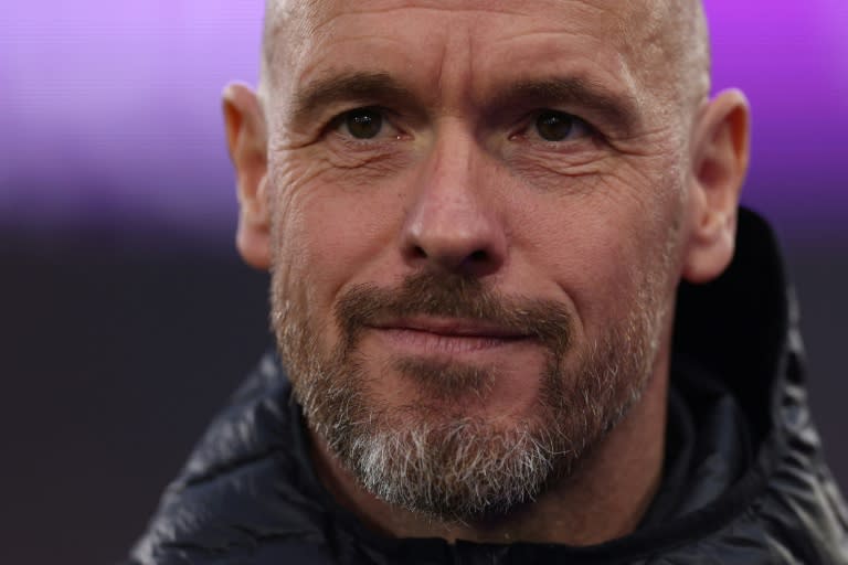 Erik ten Hag is under growing pressure after a poor season for <a class="link " href="https://sports.yahoo.com/soccer/teams/man-utd/" data-i13n="sec:content-canvas;subsec:anchor_text;elm:context_link" data-ylk="slk:Manchester United;sec:content-canvas;subsec:anchor_text;elm:context_link;itc:0">Manchester United</a> (Adrian DENNIS)