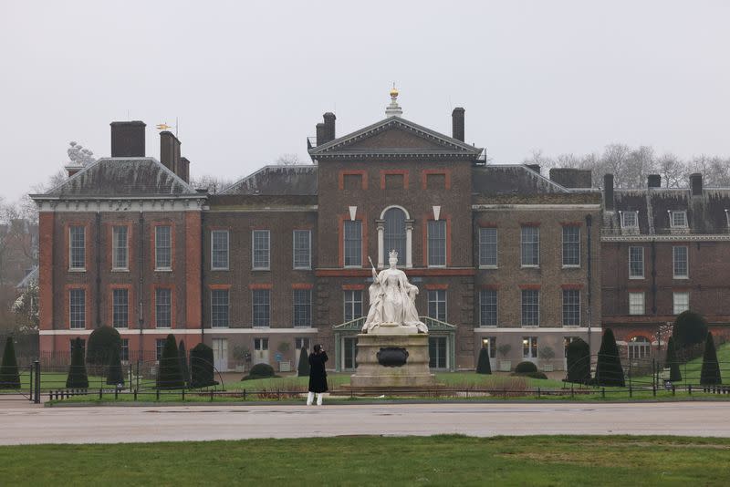 A view of Kensington Palace in London