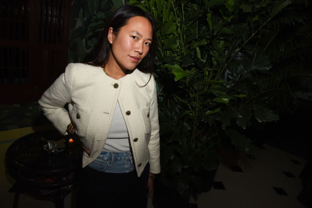 beverly nguyen at frame nyfw dinner