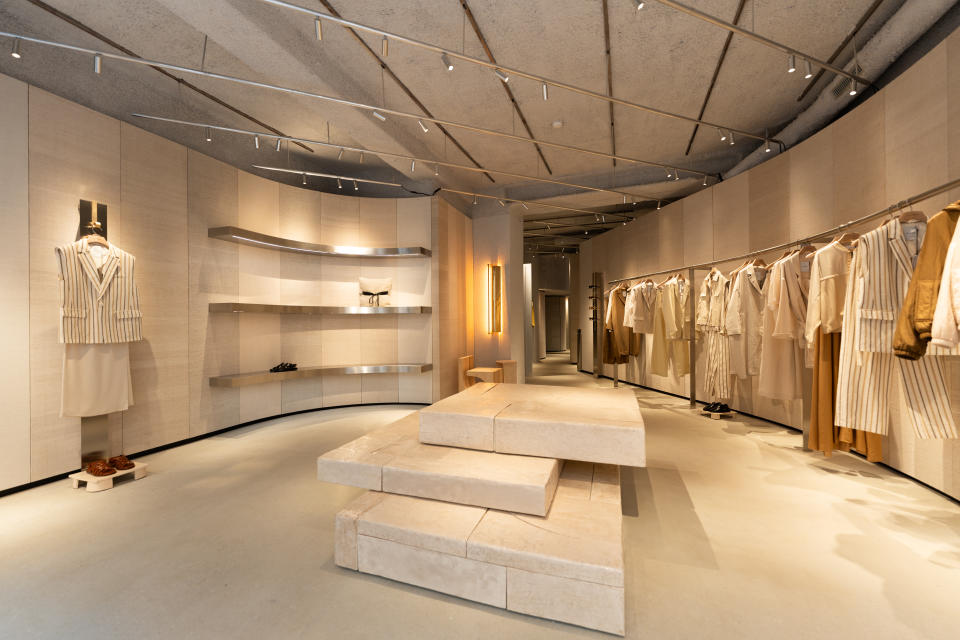 Inside the Pomandère store in Paris.