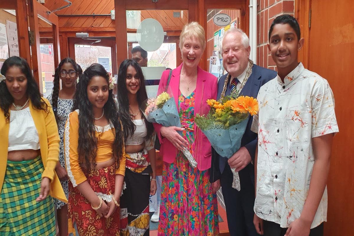 The Lord Mayor and Mayoress of York during the Sri Lankan new year celebrations at Strensall and Townthorpe Village Hall <i>(Image: Supplied)</i>