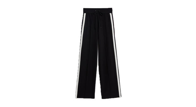 Jersey Side Stripe Wide Leg Trouser, Trousers & Leggings