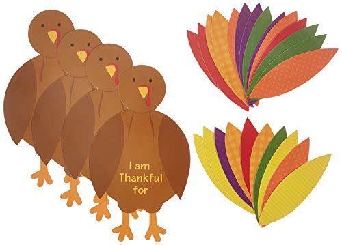6) Thanksgiving Turkey Craft Kit
