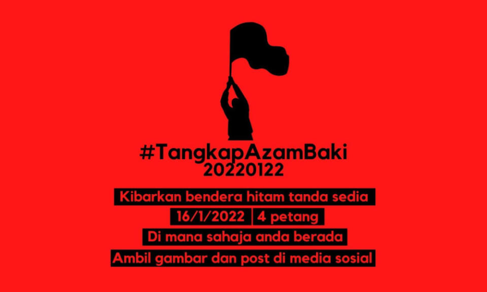 Tangkap Azam Baki rally organisers outline three demands