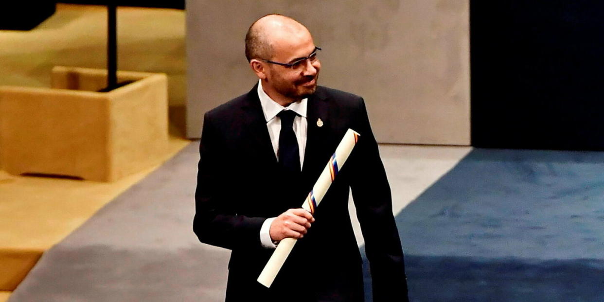 Demis Hassabis, cocréateur de DeepMind, a reçu le prix Princesse des Asturies 2022 pour la recherche technique et scientifique. - Credit:Alvaro Barrientos/AP/SIPA