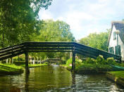 <p>If you get bored, you can always head to the nearby town of Giethoorn, which has been nicknamed the Dutch Venice because of its bridges, waterways and local boats called punters. (Airbnb) </p>