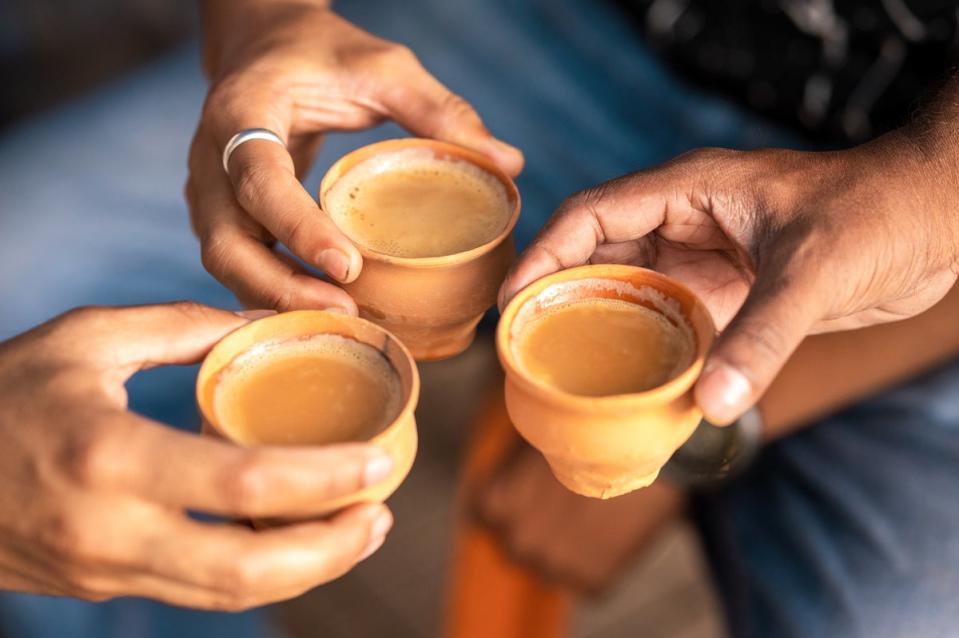 Masala chai is made with fragrant spices, sugar and milk (Getty Images)