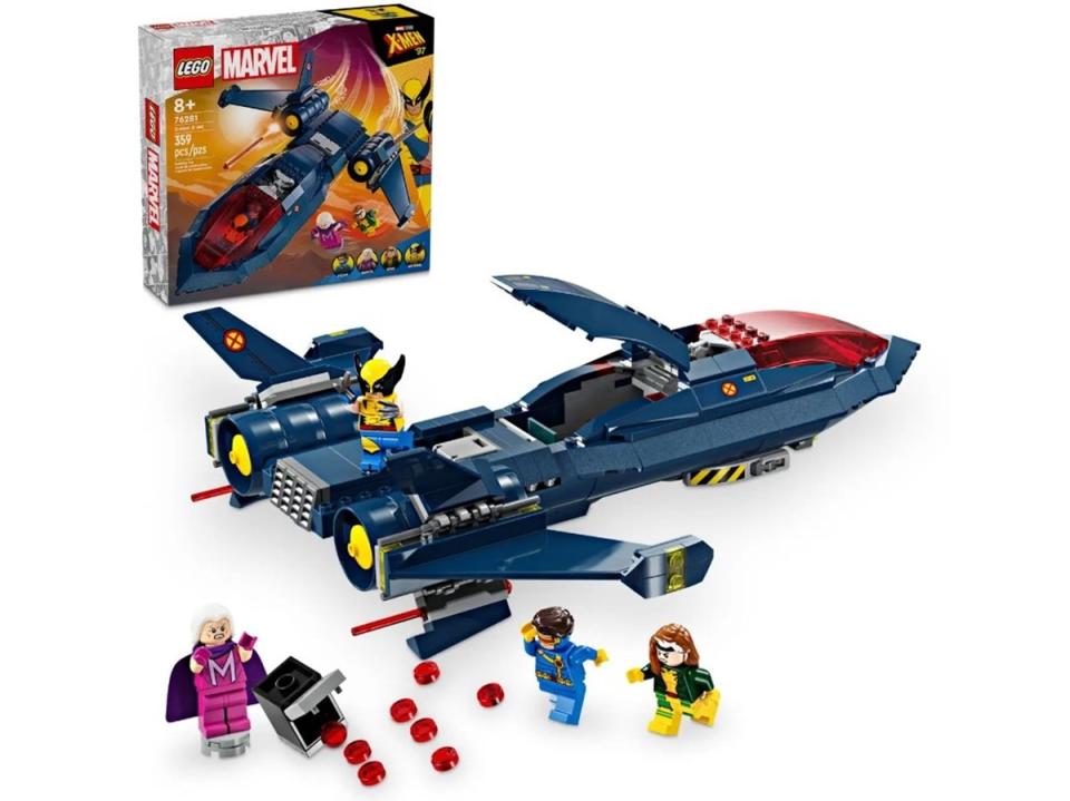 LEGO X-Men '97 X-Jet with packaging.
