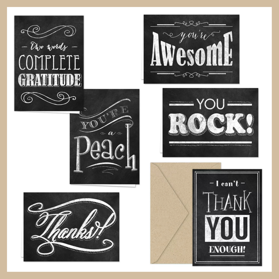 Say thank you with a thank you card (Photo: Target)