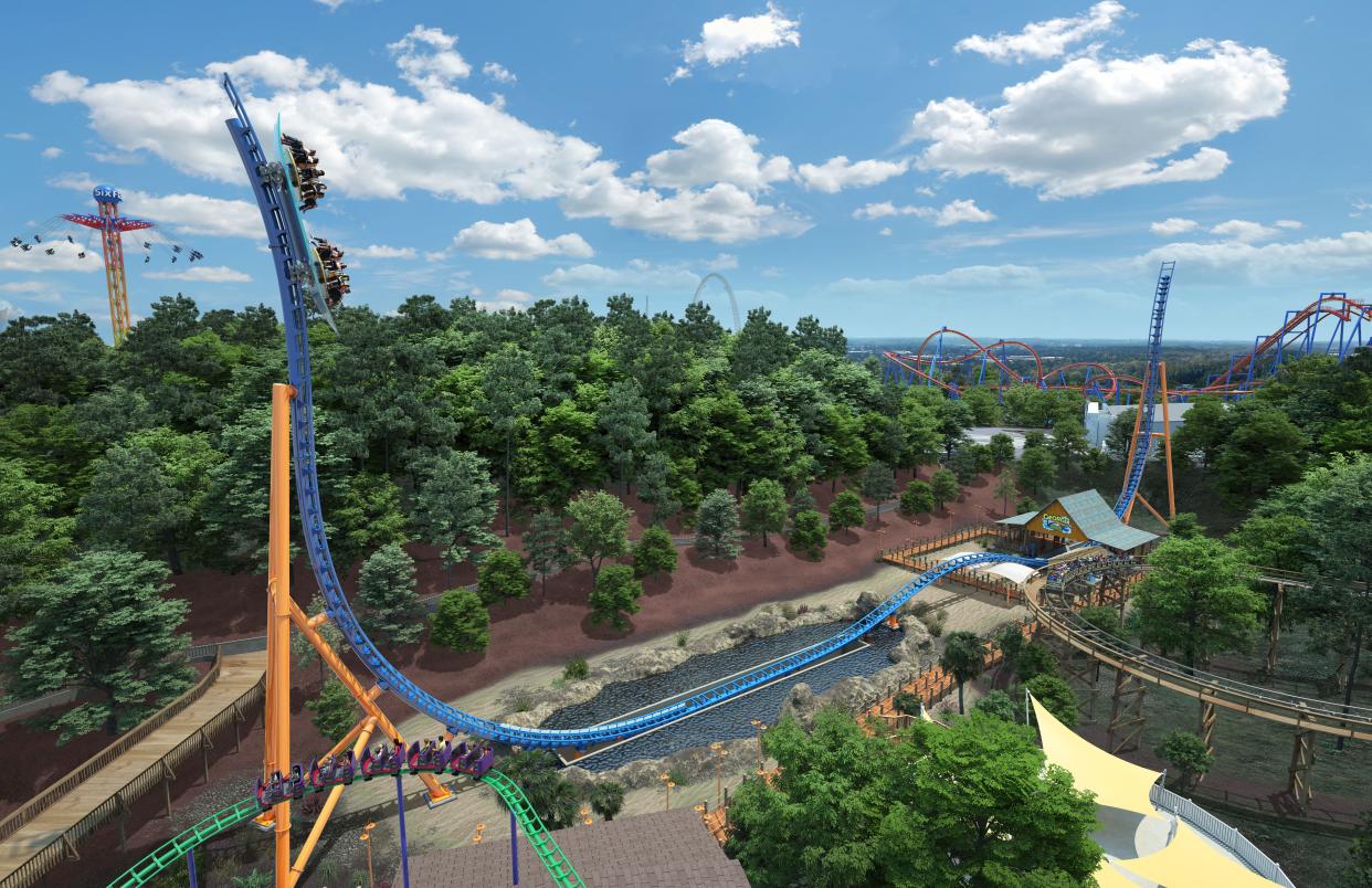 Six Flags Over Georgia says the new Georgia Surfer "might look simple – but looks can be deceiving."