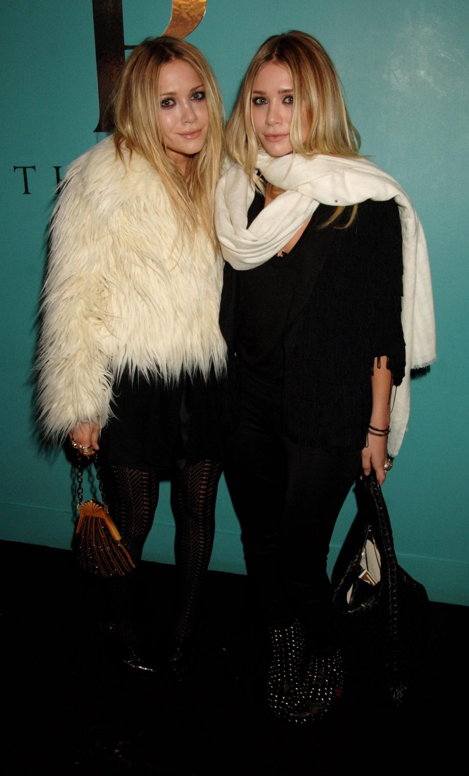 Mary-Kate and Ashley Olsen at UK launch of The Row in 2007.