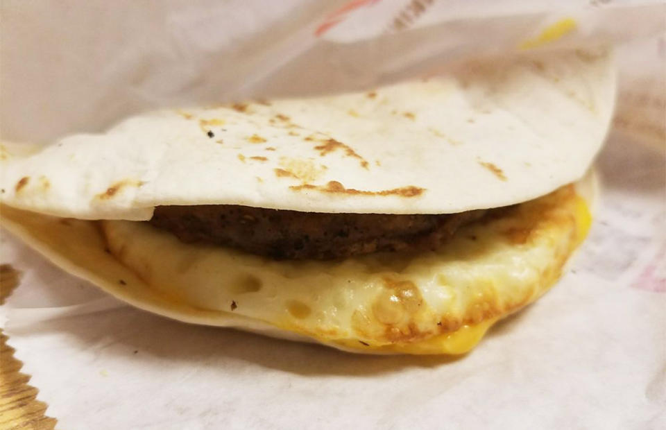 Healthiest: Sausage, Egg, and Cheese Wake-Up Wrap