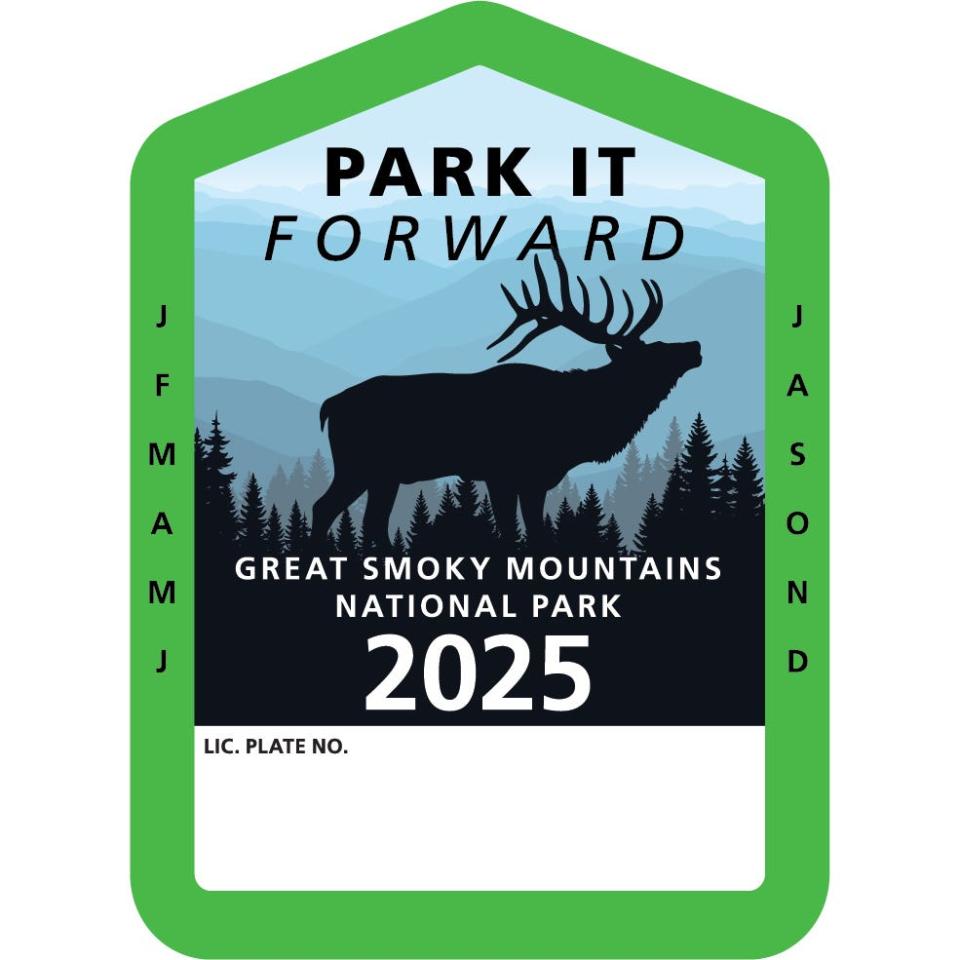 Annual parking tags (pictured) cost $40, while daily tags are available for $5 and weekly tags for $15.