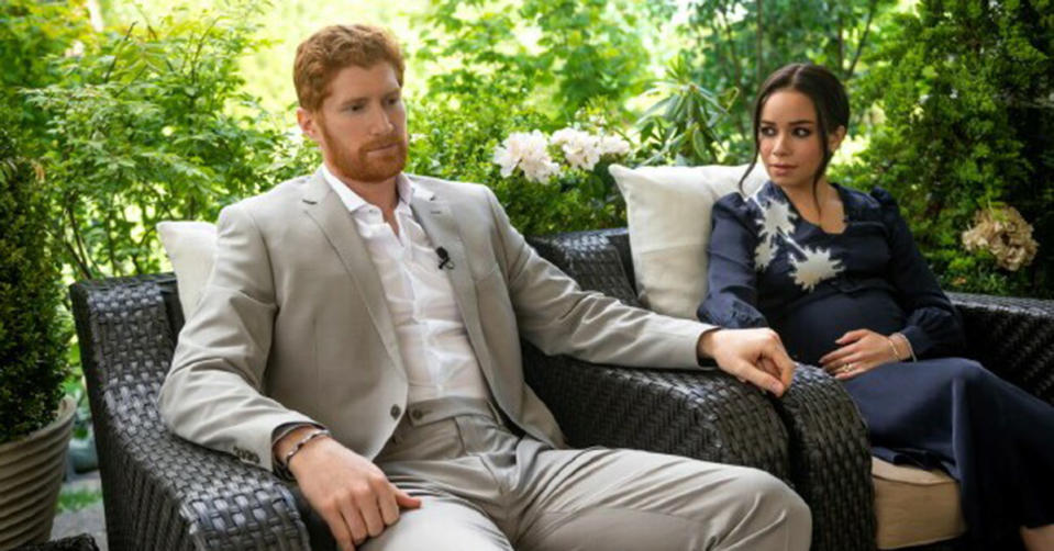 Meghan Markle and Prince Harry's character in Lifetime movie